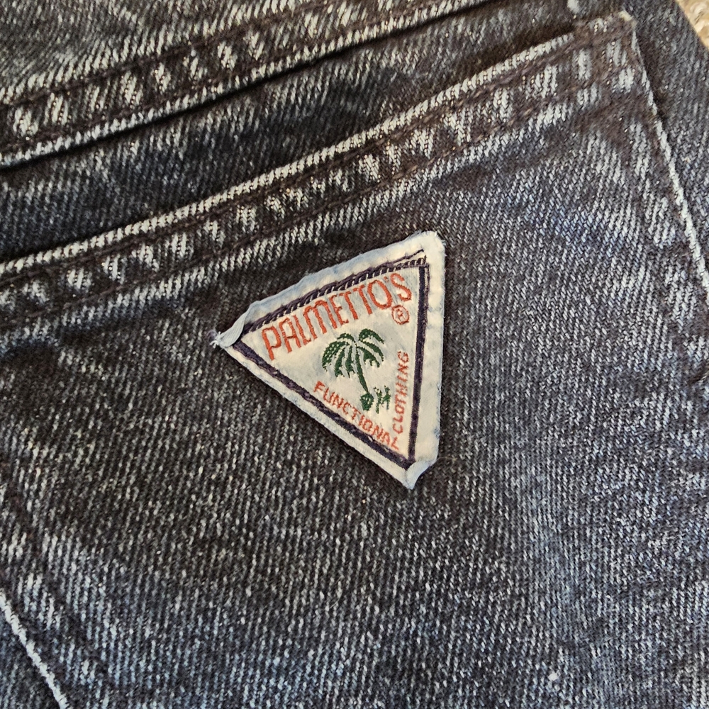 Vintage 90s Palmettos Women's Straight Leg Jeans - Dark Blue
